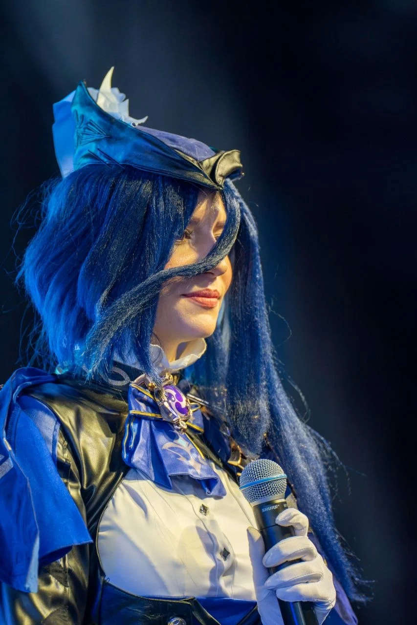 Cosplay / luz azul